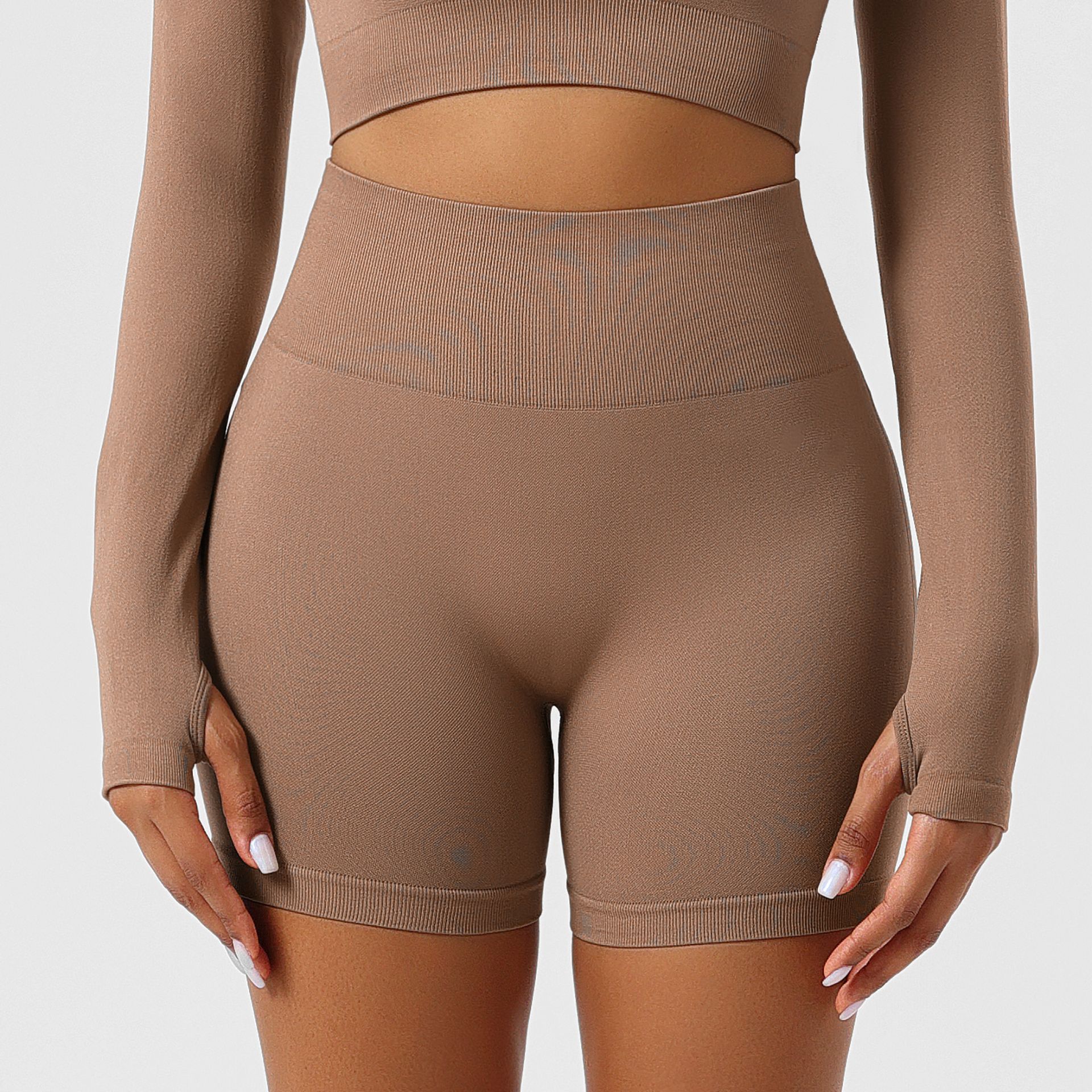 Womens Seamless High Waist Leggings Running Outdoors Workout Activewear Pants